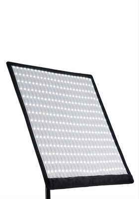 Portable Roll-up LED Light Adjustable Color Temperature 3200K-5600K Remote Control 200W Grid Softbox for Photography Live サプライヤー