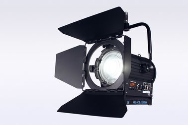 TVスタジオライト 200W LEDフレネルステージライト 双色高TLCI/CRI DMX制御付き ((ポール操作ヨーク) サプライヤー
