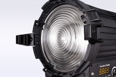 TVスタジオライト 200W LEDフレネルステージライト 双色高TLCI/CRI DMX制御付き ((ポール操作ヨーク) サプライヤー