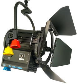 NO Fan 100W LEDフレネルライト バイカラー 高CRI ビデオカメラマン用照明 ((ポール操作ヨーク) サプライヤー