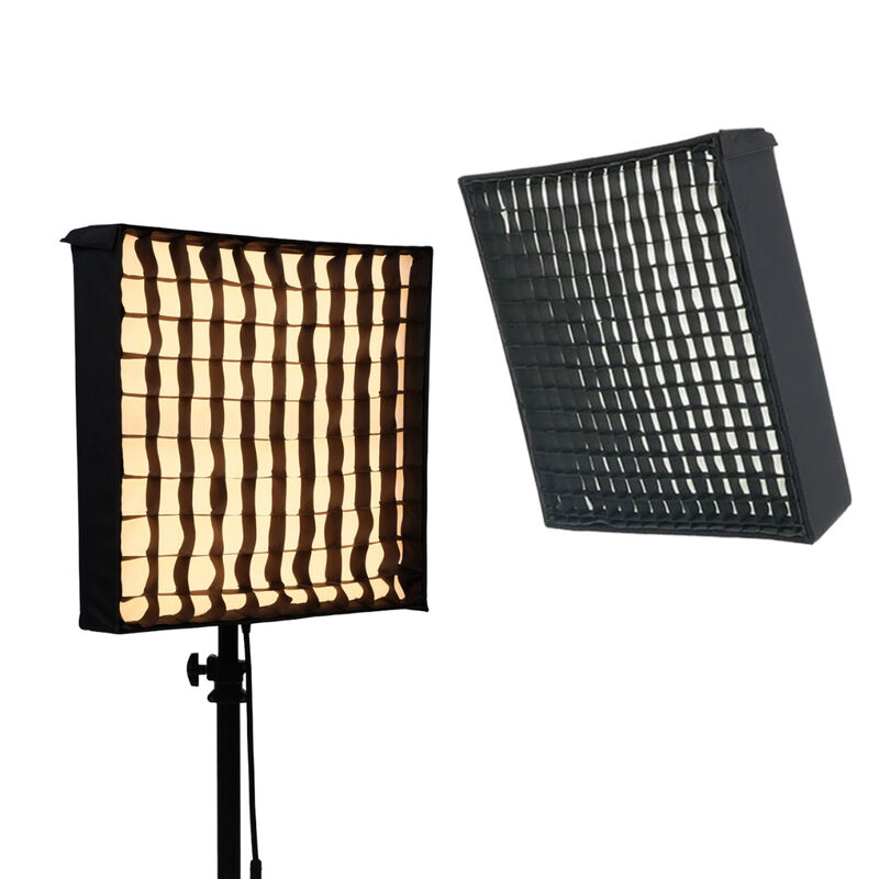 Portable Roll-up LED Light Adjustable Color Temperature 3200K-5600K Remote Control 200W Grid Softbox for Photography Live サプライヤー